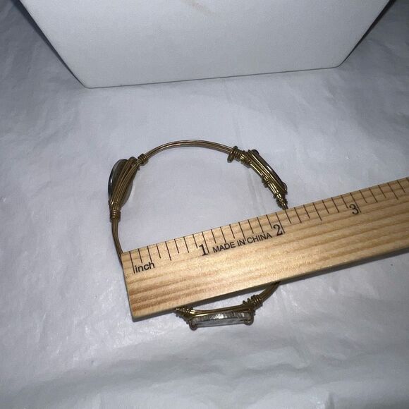 Vintage Wire and Foreign Coin Bracelet - Picture 7 of 7